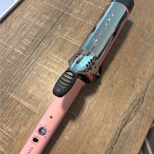 VODANA 40mm (1.57inch) Pink and Silver Hair Curler